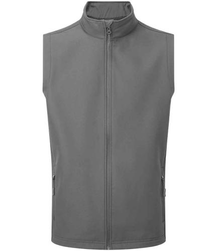 Premier Windchecker� Recycled Printable Soft Shell Gilet - DGY - M